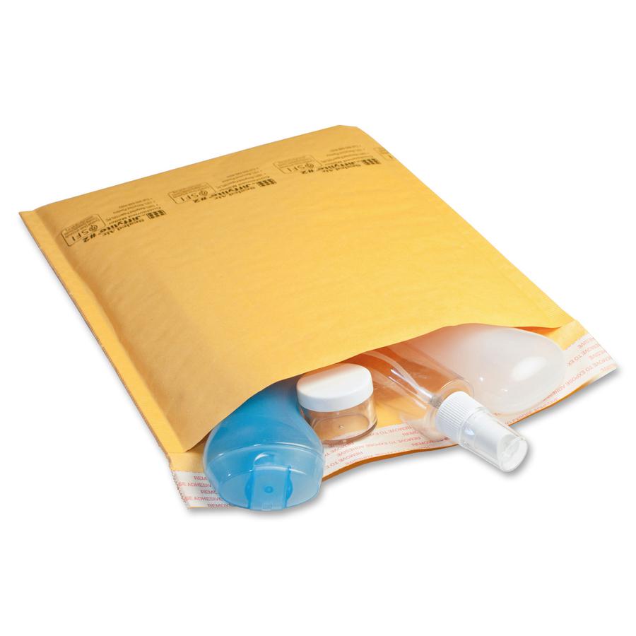 Sealed Air JiffyLite Cellular Cushioned Mailers - Bubble - #6 - 12 1/2" Width x 19" Length - Peel & Seal - Kraft - 25 / Carton - Kraft. Picture 5