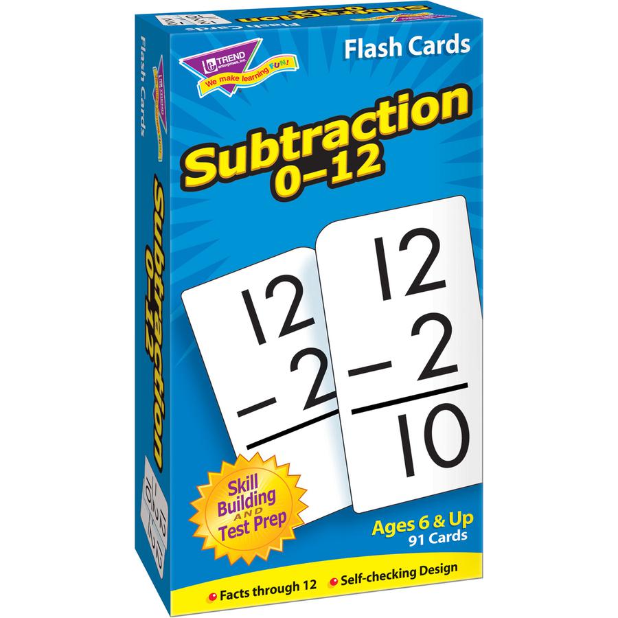 Trend Math Flash Cards - Educational - 1 / Box. Picture 8