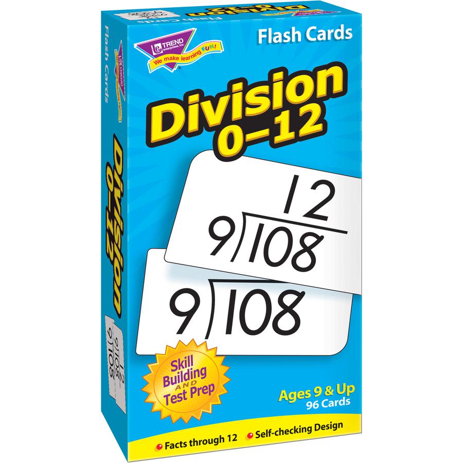 Trend Division 0-12 Flash Cards - Educational - 1 / Box. Picture 7