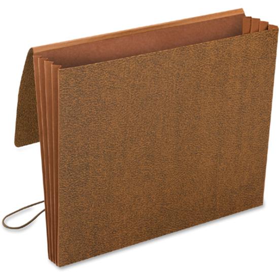 Smead Letter Recycled File Wallet - 8 1/2" x 11" - 3 1/2" Expansion - Redrope-printed Stock - Redrope - 30% Recycled - 1 Each. Picture 9