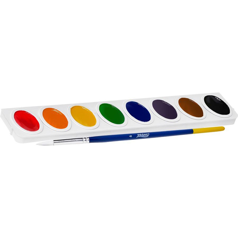 Prang 8-Color Oval Watercolor Master Pack - 0.17 fl oz - 36 / Carton - Assorted. Picture 18