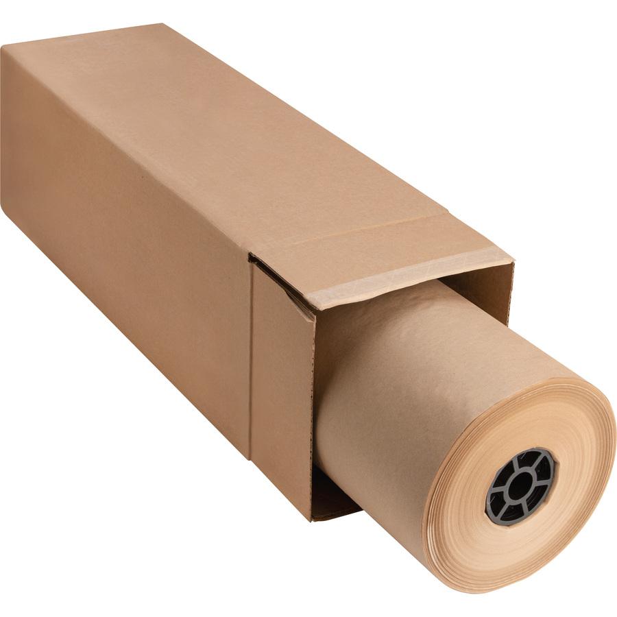 Sparco Bulk Kraft Wrapping Paper - 24" Width x 1050 ft Length - 1 Wrap(s) - Kraft - Brown - 1 / Box. Picture 5