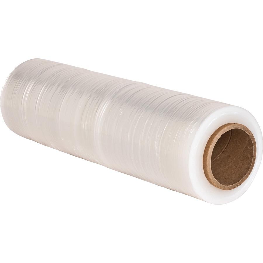 Sparco Medium Weight Stretch Wrap Film - 18" Width x 2000 ft Length - 4 Wrap(s) - Mediumweight - Clear - 4 / Carton. Picture 8