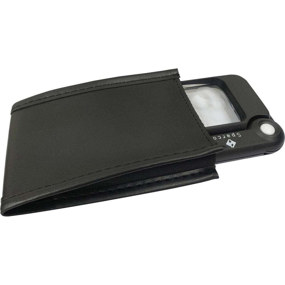 Sparco Rectangular Handheld Magnifier - Magnifying Area 2" Width x 4" Length - Acrylic Lens. Picture 3
