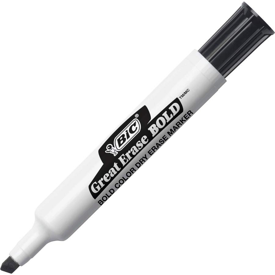 BIC Intensity Bold Vivid Dry-erase Markers - Chisel Marker Point Style - Assorted - 4 / Set. Picture 3