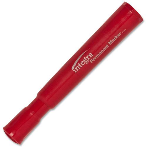 Integra Permanent Chisel Markers - Chisel Marker Point Style - Red - 1 Dozen. Picture 2