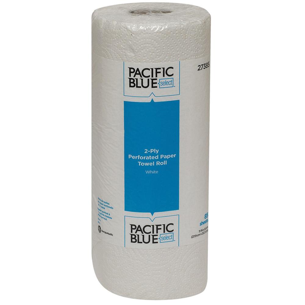 Pacific Blue Select Perforated Paper Towel Roll (Previously Preference) by GP Pro - 2 Ply - 8.80" x 11" - 85 Sheets/Roll - White - Paper - Perforated - For Healthcare, Food Service - 30 / Carton. Picture 4