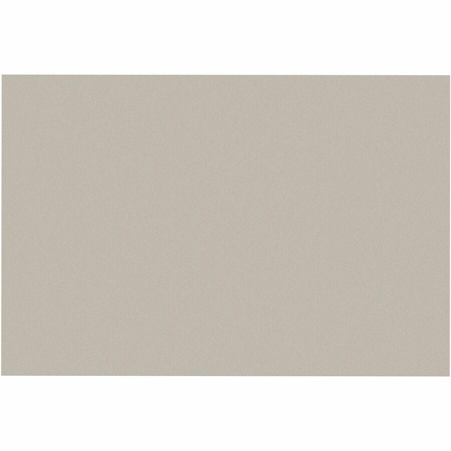 SunWorks Construction Paper - Multipurpose - 0.40"Height x 18"Width x 12"Length - 50 / Pack - Gray - Paper. Picture 3