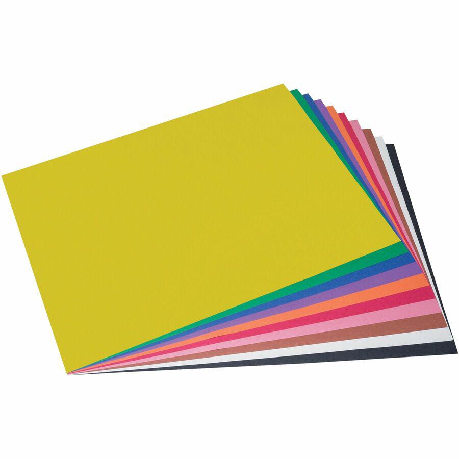 Prang Construction Paper - Multipurpose - 36"Width x 24"Length - 50 / Pack - Assorted. Picture 8