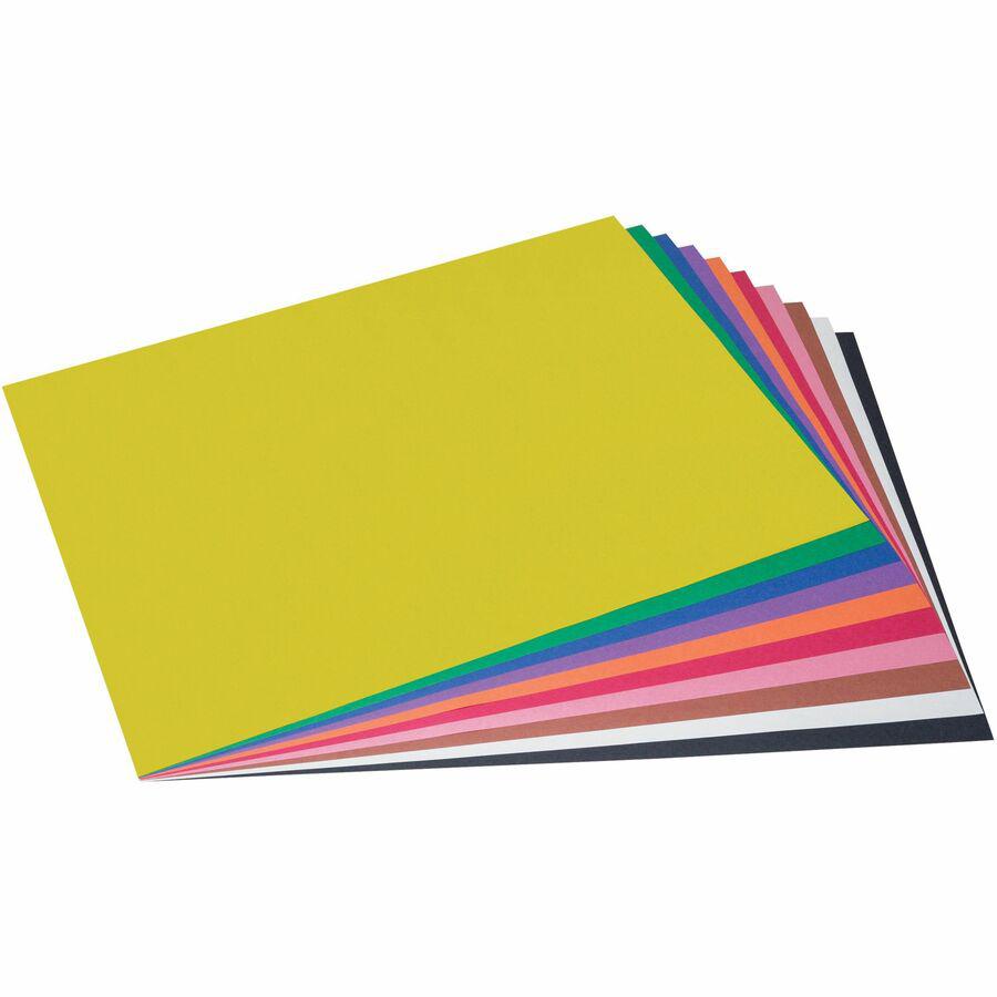 Prang Construction Paper - Multipurpose - 24"Width x 18"Length - 50 / Pack - Assorted. Picture 6