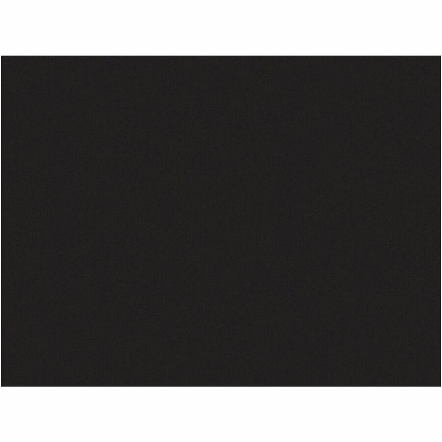 Prang Construction Paper - Multipurpose - 24"Width x 18"Length - 50 / Pack - Black - Groundwood. Picture 5
