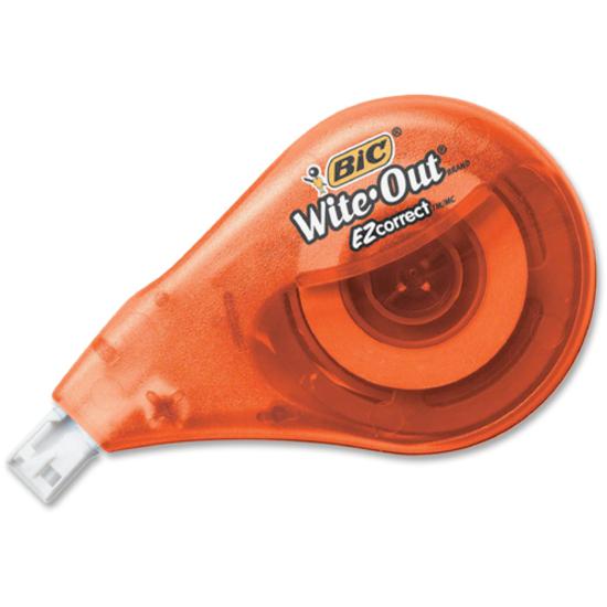 BIC Wite-Out EZ Correct Correction Tape - 0.20" Width x 39.90 ft Length - White Tape - 4 / Pack - White. Picture 3