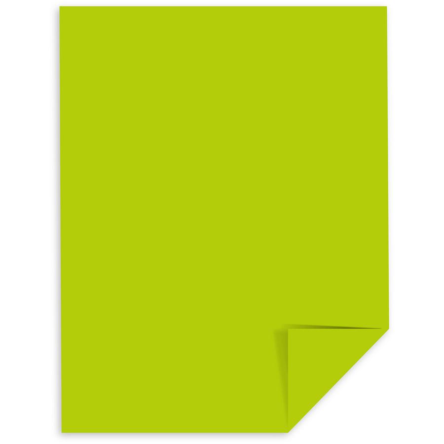 Astrobrights Color Paper - Green - Letter - 8 1/2" x 11" - 24 lb Basis Weight - Smooth - 500 / Ream - Acid-free, Lignin-free, Chlorine-free, Heavyweight - Terra Green. Picture 4