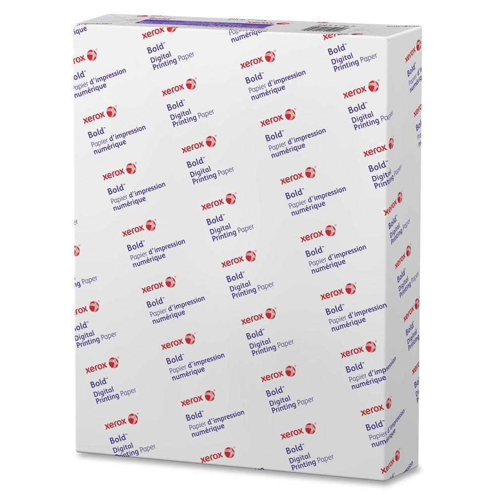 Xerox Bold Digital Printing Paper - 100 Brightness - Letter - 8 1/2" x 11" - 60 lb Basis Weight - Smooth - 250 / Pack ( - Ream per Case)SFI - Uncoated. Picture 2