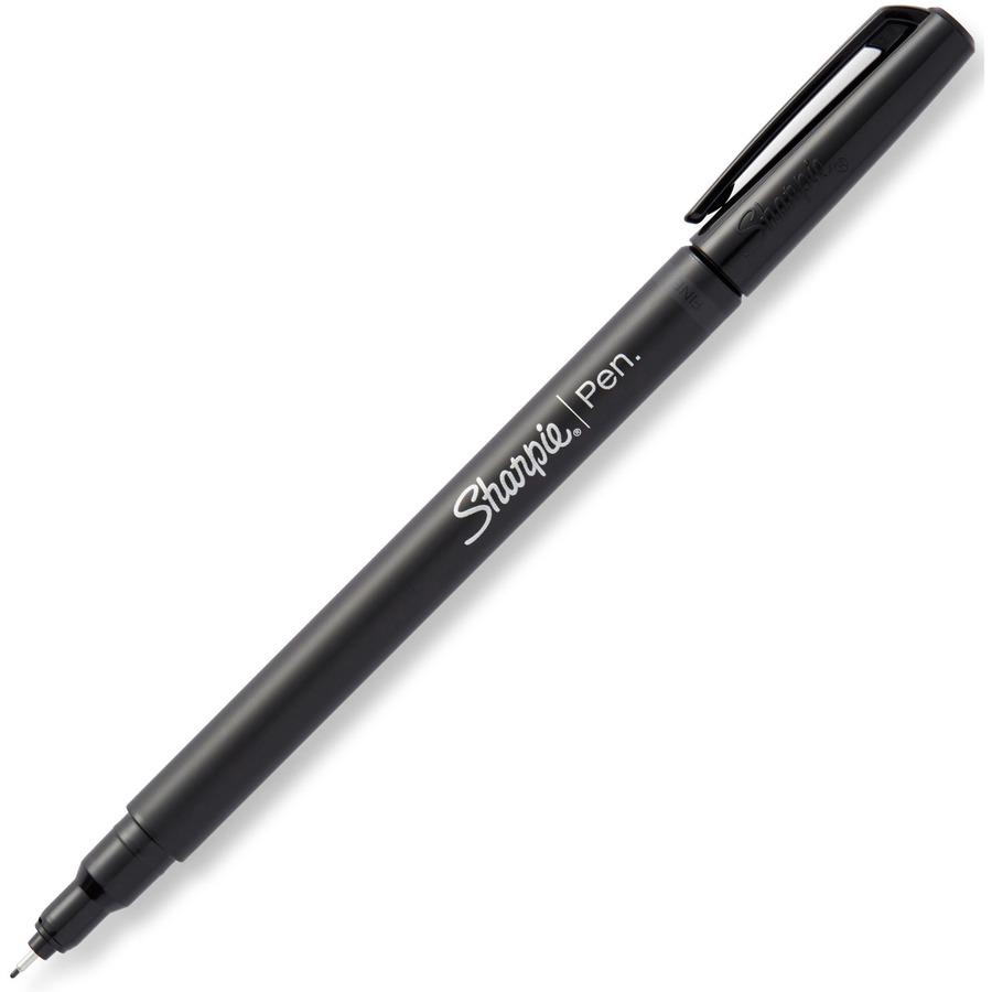Sharpie Fine Point Pen - Fine Pen Point - Black - 12 / Box. Picture 3
