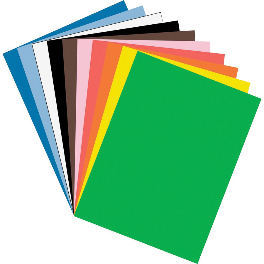 Tru-Ray Construction Paper - 12"Width x 9"Length - 50 / Pack - Assorted - Sulphite. Picture 2