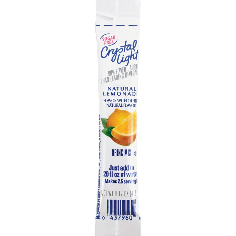 Crystal Light Crystal Light On-The-Go Mix Lemonade Sticks - Powder - 0.17 oz - 30 / Box. Picture 4