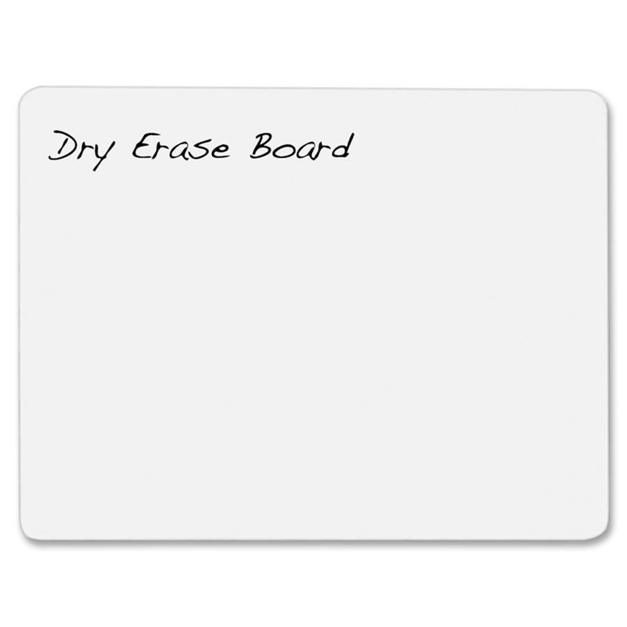 Creativity Street White Boards - 12" (1 ft) Width x 9" (0.8 ft) Height - White Melamine Surface - 10 / Pack. Picture 2