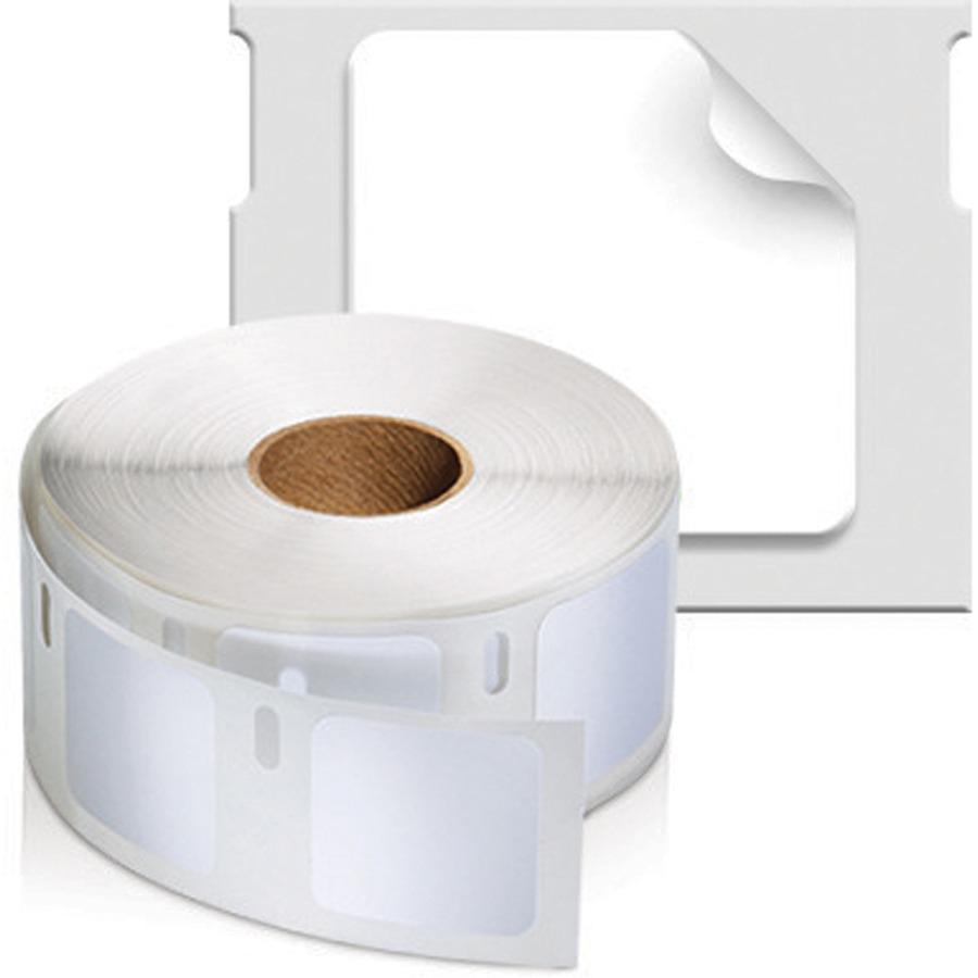 Dymo Multipurpose Label - 1" Width x 1" Length - Direct Thermal - White - 750 / Roll. Picture 4