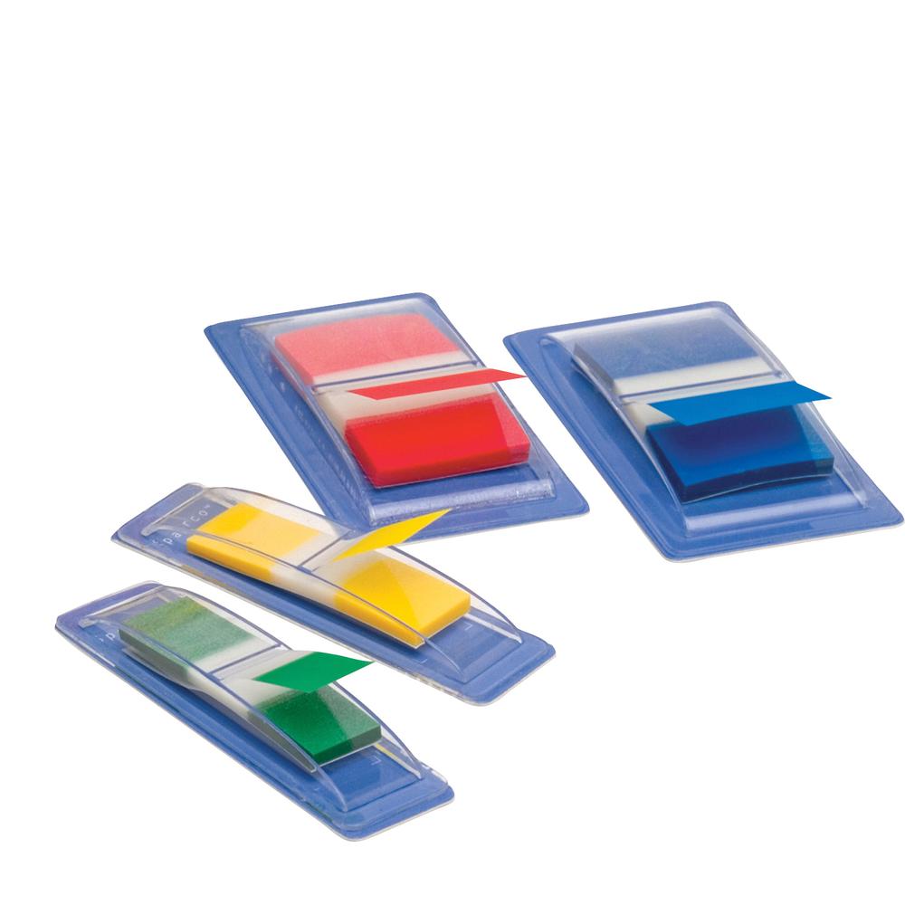 Sparco Removable Flags Combo Pack - 1" , 1/2" - Rectangle - Assorted - Self-adhesive - 270 / Pack. Picture 3