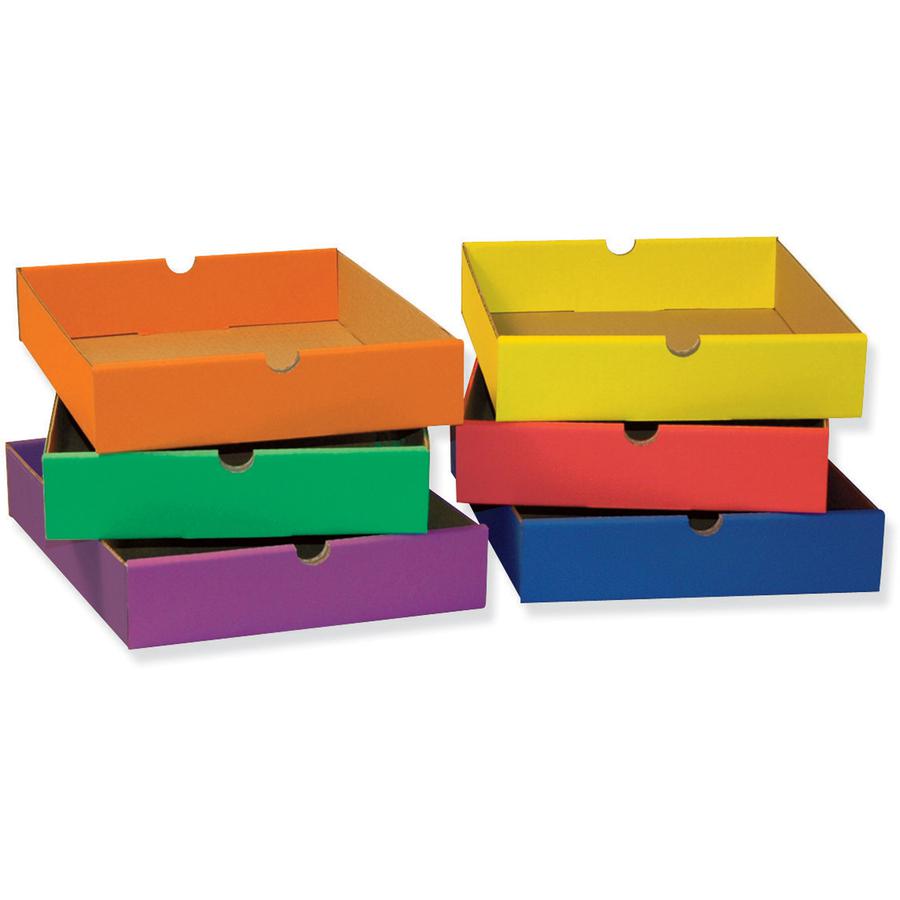 Classroom Keepers 6-Shelf Drawers - Compartment Size 2.50" x 10.25" x 13.25" - 2.5" Height x 10.2" Width x 13.3" Depth - 70% Recycled - 6 / Set. Picture 2