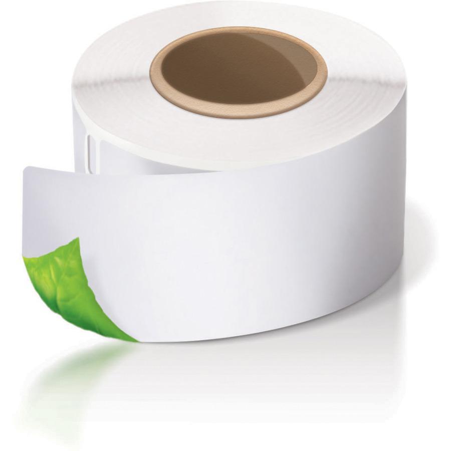 Dymo White Address Labels - 3 1/2" Width x 1 1/8" Length - Permanent Adhesive - Rectangle - Direct Thermal - White - Paper - 130 / Roll - 2 Roll - Self-adhesive. Picture 8