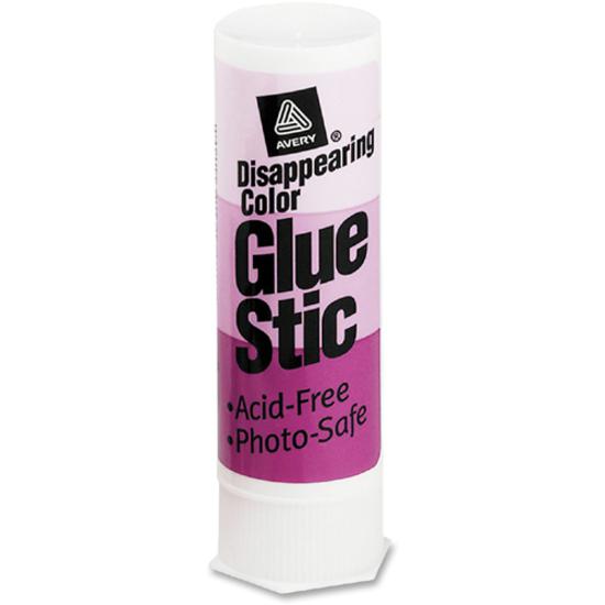 Avery&reg; Glue Stic with Disappearing Purple Color - 1.27 oz - 6 / Pack - Purple. Picture 2