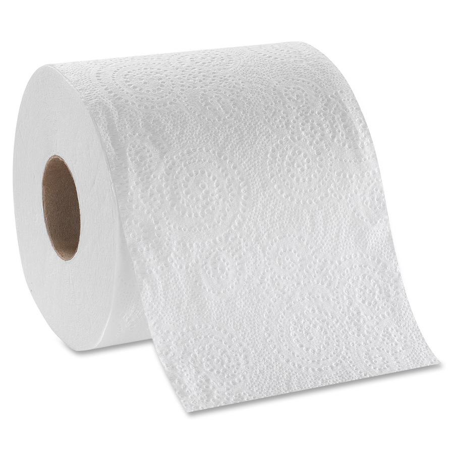 Angel Soft Ultra Professional Series Embossed Toilet Paper - 2 Ply - 4.05" x 4.50" - 400 Sheets/Roll - White - Soft, Septic Safe, Absorbent - For Restroom - 60 / Carton. Picture 3