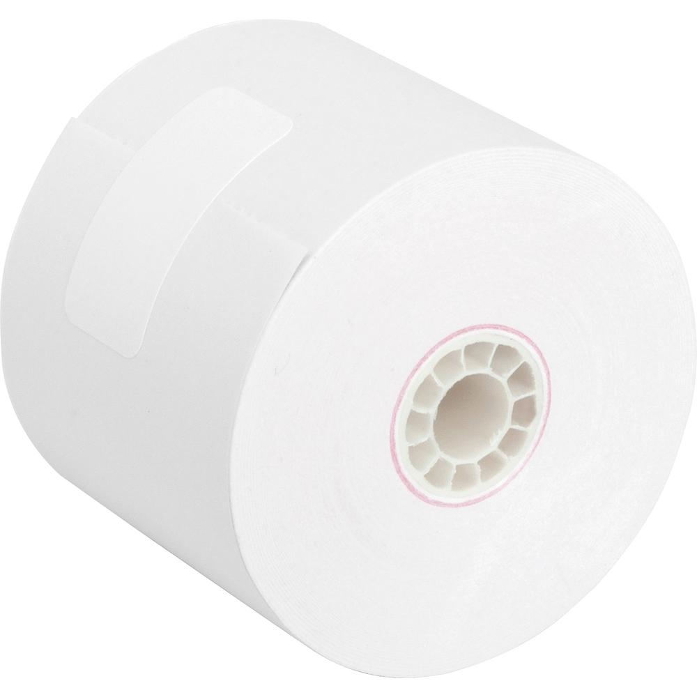 Business Source 150' Adding Machine Rolls - 2 1/4" x 150 ft - 12 / Pack - Sustainable Forestry Initiative (SFI) - Lint-free - White. Picture 10