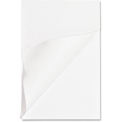Business Source Plain Memo Pads - 100 Sheets - Plain - Glued - Unruled - 15 lb Basis Weight - 4" x 6" - White Paper - Chipboard Backing - 1 Dozen. Picture 6