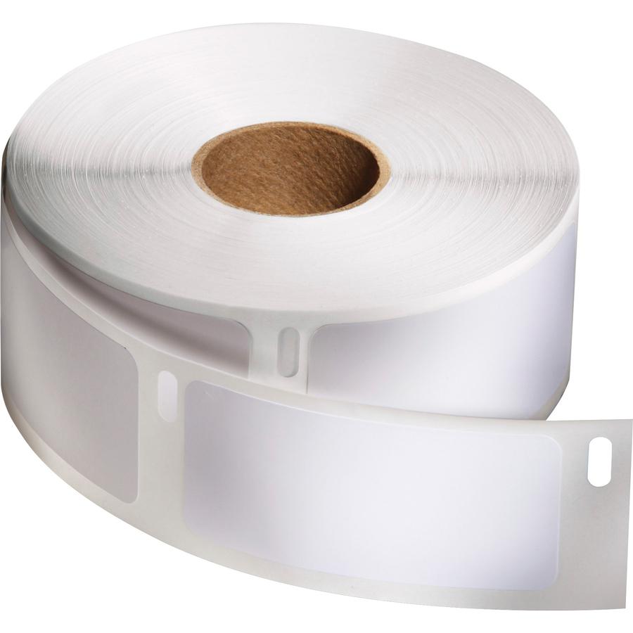 Dymo High-Capacity Address Labels - 1 1/8" Width x 3 1/2" Length - Permanent Adhesive - Rectangle - Direct Thermal - White - Paper - 260 / Roll - 520 / Box - Self-adhesive. Picture 5
