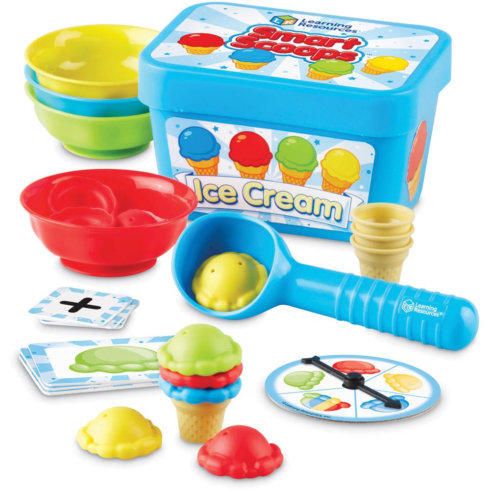 Learning Resources Smart Scoops Math Activity Set - Theme/Subject: Learning - Skill Learning: Mathematics, Counting, Sorting, Sequencing, Twist, Color Identification, Educational, Stacking - 3 Year & . Picture 3