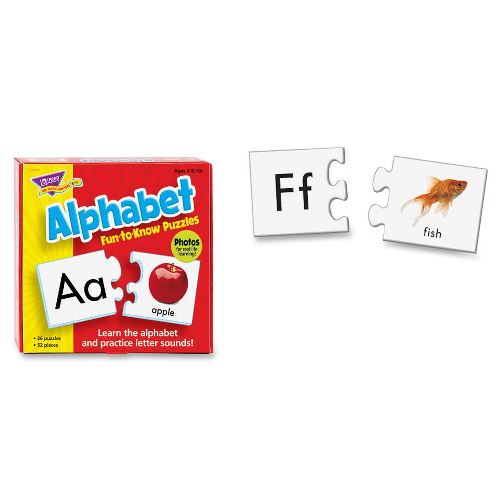 Trend Alphabet Fun-to-Know Puzzles - 3+52 Piece. Picture 4