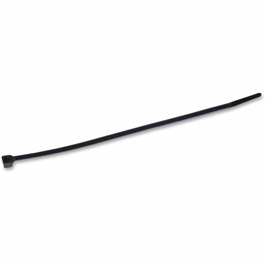Tatco Tamper-proof Cable Ties - Cable Tie - Black - 1000 - 8" Length. Picture 4