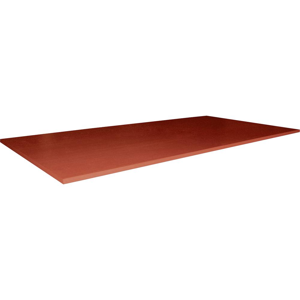 Lorell Essentials Rectangular Conference Table Top - 94.5" x 47.3" x 1" x 1.3" - Finish: Cherry, Laminate. Picture 3