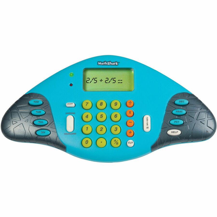 Learning Resources Handheld MathShark Game - Theme/Subject: Learning - Skill Learning: Mathematics, Addition, Subtraction, Multiplication, Division, Fraction, Decimal, Percent, Motivation, Problem Sol. Picture 4