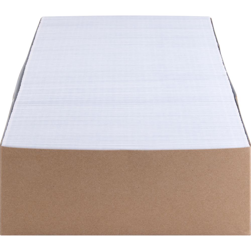 Business Source No.10 Standard Window Invoice Envelopes - Single Window - 9 1/2" Width x 4 1/2" Length - 24 lb - Self-sealing - Poly - 500 / Box - White. Picture 4