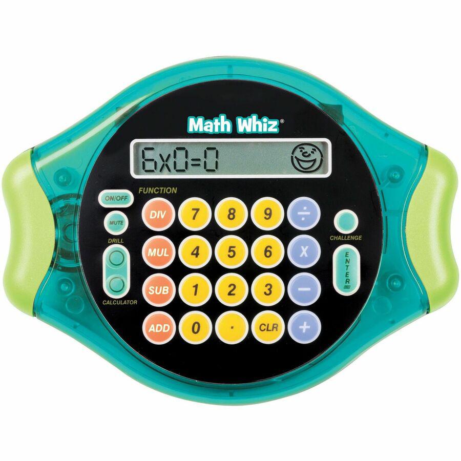 Learning Resources Handheld Math Whiz Game - Skill Learning: Mathematics, Quiz, Addition, Subtraction, Multiplication, Division - 6 Year & Up - Multi. Picture 6