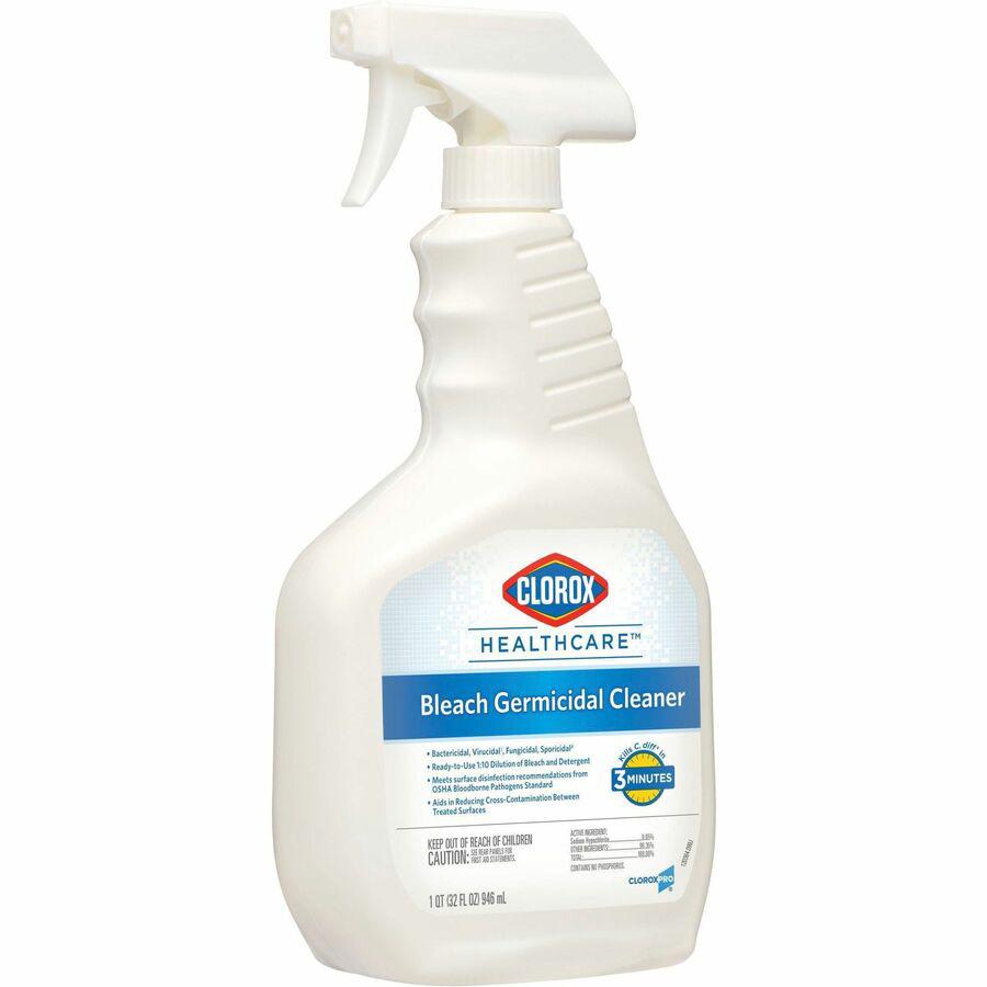Clorox Healthcare Dispatch Hospital Cleaner Disinfectant Towels with Bleach - Ready-To-Use Spray - 32 fl oz (1 quart) - Bottle - 1 Each. Picture 5