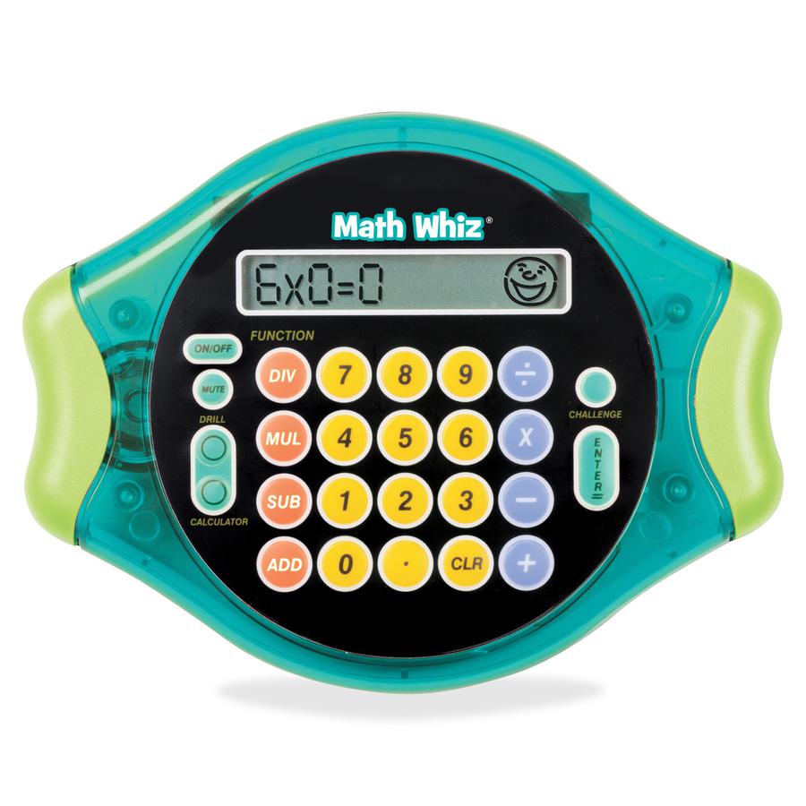 Educational Insights Math Whiz Electronic Flash Card Game - Theme/Subject: Learning - Skill Learning: Sound, Addition, Subtraction, Multiplication, Division, Mathematics - 6-11 Year. Picture 3