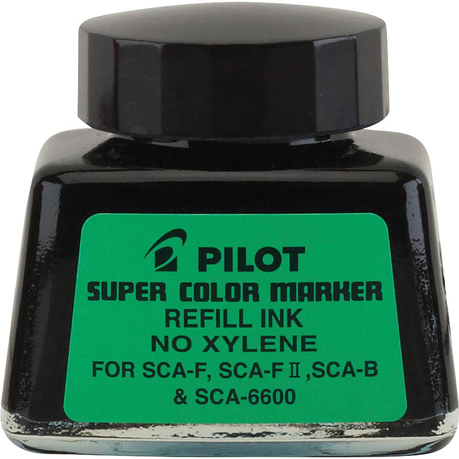 Pilot Super Color Marker Refill Ink - Black 1 fl oz Ink - Quick-drying Ink, Water Proof, Low Odor, Xylene-free, Eco-friendly - 1 Each. Picture 5