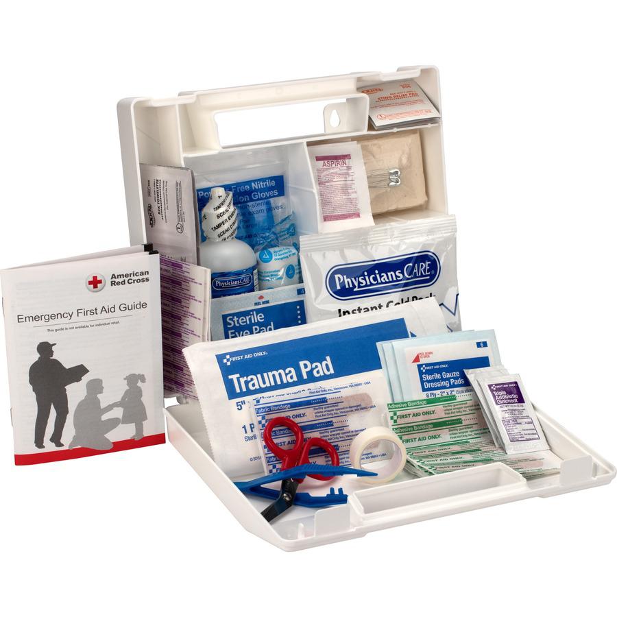First Aid Only 25 Person Bulk First Aid Kit - 107 x Piece(s) For 25 x Individual(s) - 2.5" Height x 8.4" Width x 9" Depth Length - Plastic Case - 1 Each. Picture 3