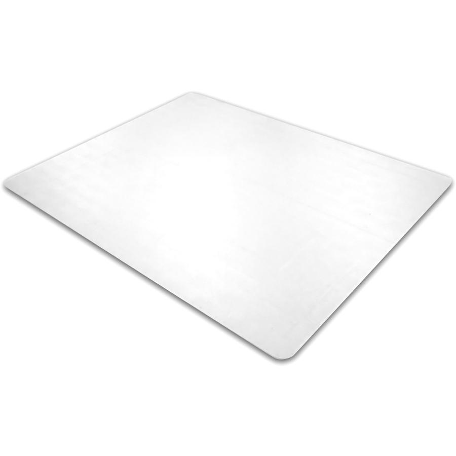 Ecotex&reg; Enhanced Polymer Rectangular Chair Mat for Carpets up to 3/8" - 36" x 48" - Home, Office, Carpet - 48" Length x 36" Width x 0.087" Depth x 0.087" Thickness - Rectangular - Polymer - Clear . Picture 10