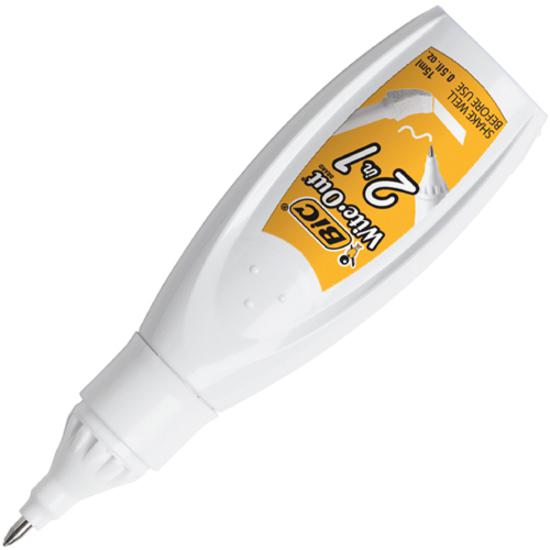 Wite-Out Wite Out 2-in1 Correction Fluid - Tip, Brush Applicator - 15 mL - White - Quick Drying - 1 Each. Picture 2