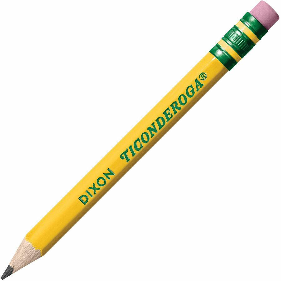 Ticonderoga Golf Pre-Sharpened No. 2 Pencils with Erasers - #2 Lead - Yellow Barrel - 72 / Box. Picture 9