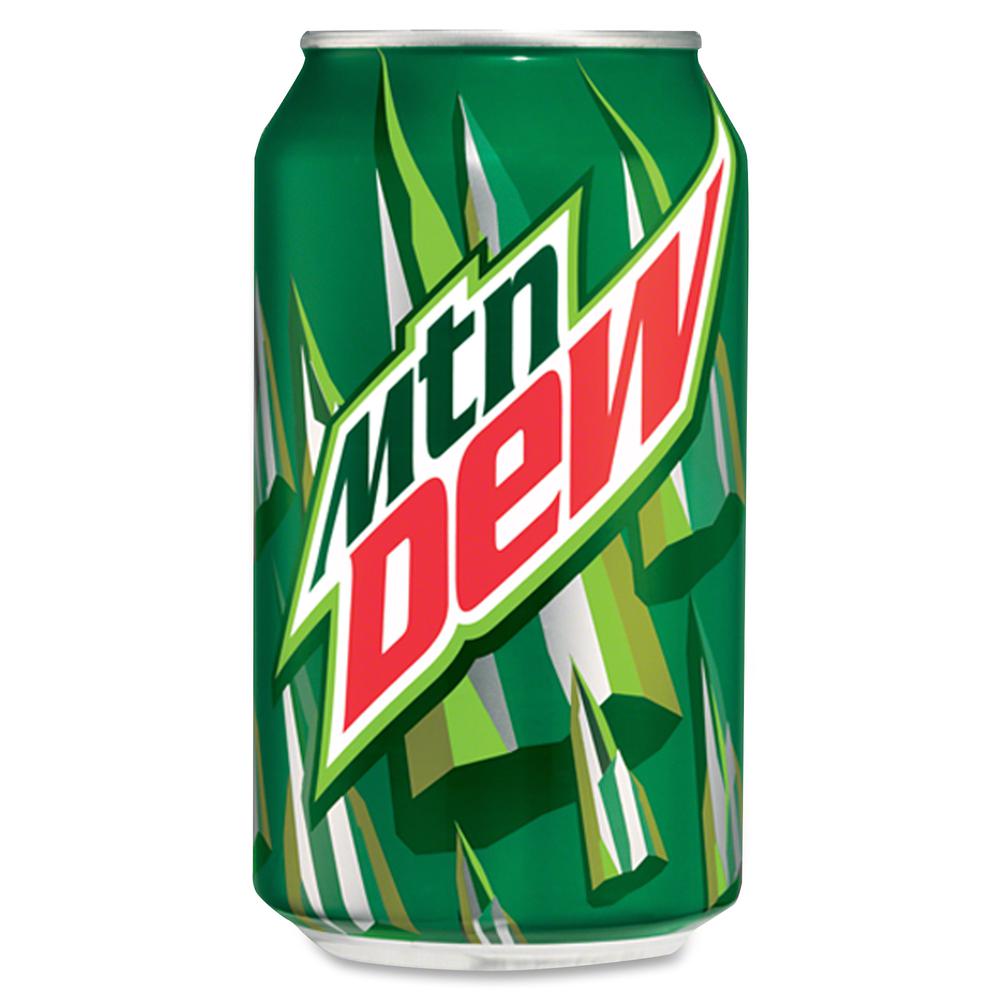 Mountain Dew Soft Drink - Ready-to-Drink - 12 fl oz (355 mL) - Can - 12 / Pack. Picture 3