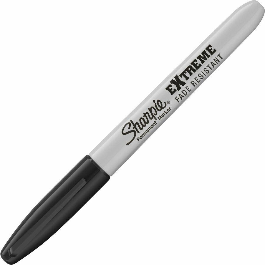 Sharpie Extreme Permanent Markers - Fine Marker Point - 1.1 mm Marker Point Size - Black - 12 / Box. Picture 5