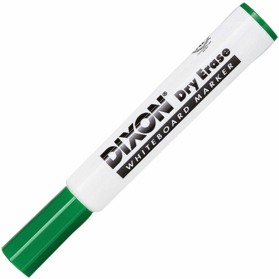 Ticonderoga Dry Erase Markers - Broad, Fine Marker Point - Chisel Marker Point Style - Green - 1 Dozen. Picture 6