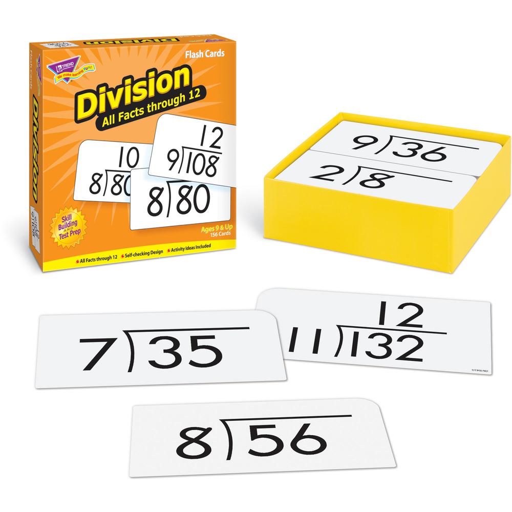 Trend Division all facts through 12 Flash Cards - Theme/Subject: Learning - Skill Learning: Division - 156 Pieces - 9+ - 156 / Box. Picture 6