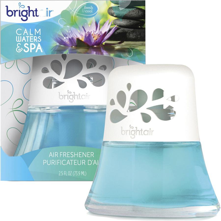 Bright Air Scented Oil Air Freshener - Oil - 2.5 fl oz (0.1 quart) - Calm Water, Spa - 45 Day - 6 / Carton. Picture 7